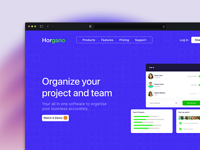 A SaaS that helps you organise your project & team branding design figma graphic design illustration logo ui ui design web design