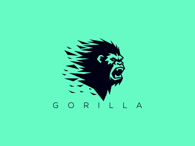 Gorilla Logo angry gorilla logo animal logo animals ape ape logo apes branding design game gorilla gorilla logo graphic design illustration monkey logo silverback logo strong top animal top gorilla logo ux vector