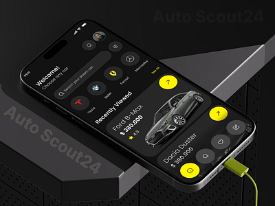 Auto Scout24 App Redesign – Modern & Intuitive UX app design buy carsales cleandesign darkmode ecommerce marketplace mobile app mobile design moderndesign saas sell shopify ui ui design