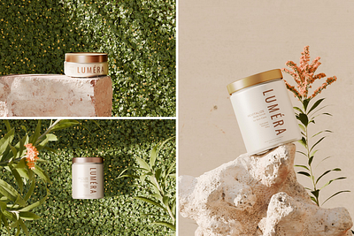 Lumera Cosmetic Jar Mockup brand branding cosmetic cosmetic mockup jar mockup mockup