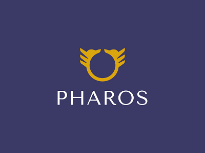 Logo design, Pharos men's jewellery brand design branding creative egyptian golden graphic design icon jewellery logo minimal pharaoh ring simple symbol