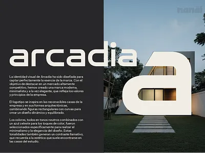 Arcadia Brand Identity brand design brand identity branddesign branding design graphic design logo real estate vector