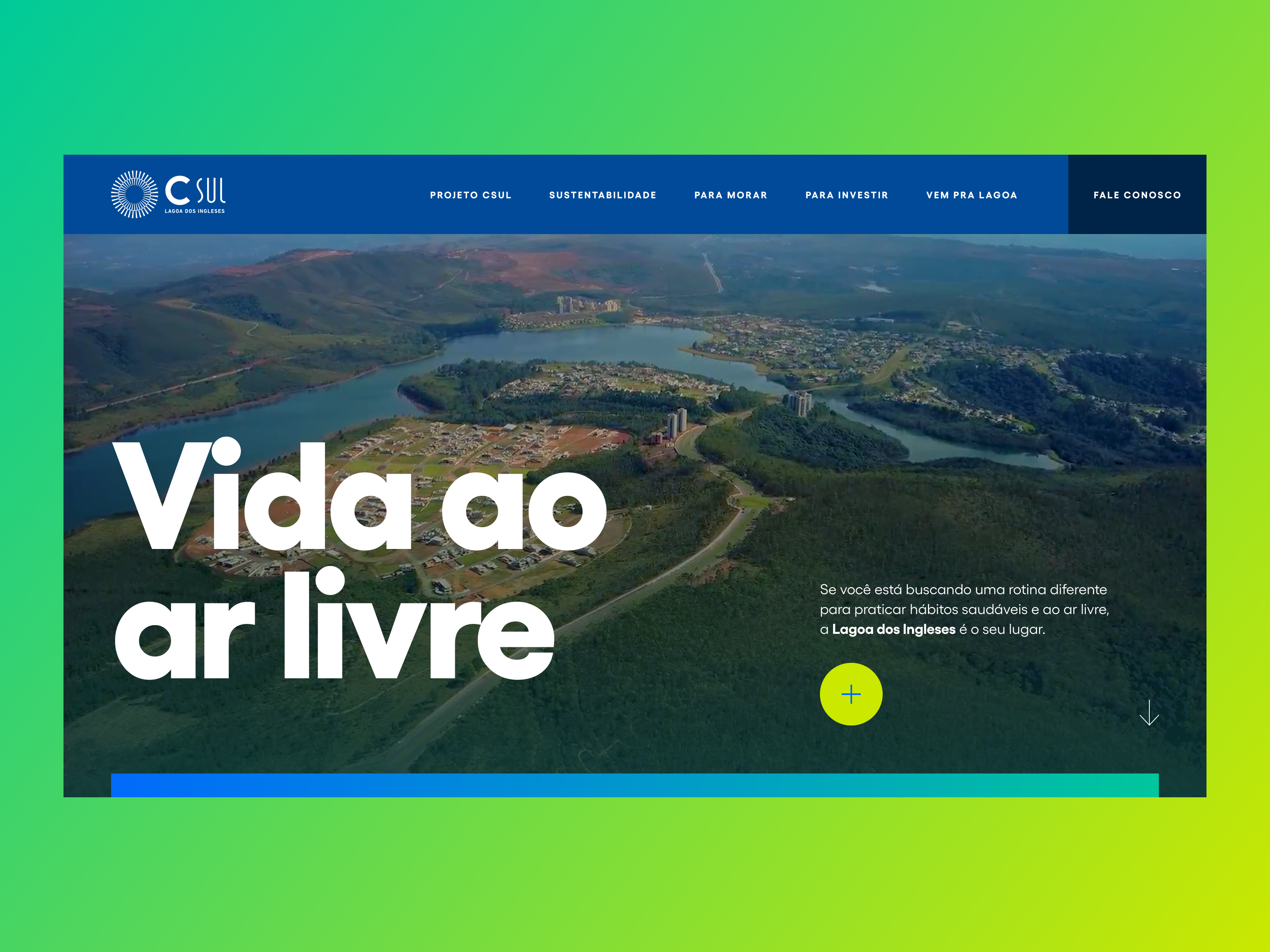 CSul Website blue colorful fluid website gradient interaction parallax smooth scroll typography ui ui design visual design web design webflow