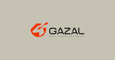 Gazal Logotype animal branding design graphic design identity logo mark music production symbol typography