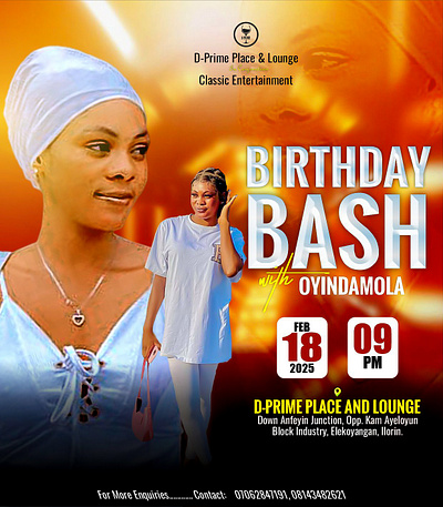 Birthday Bash 1 birthday design birthday party design flier design graphic design party bash