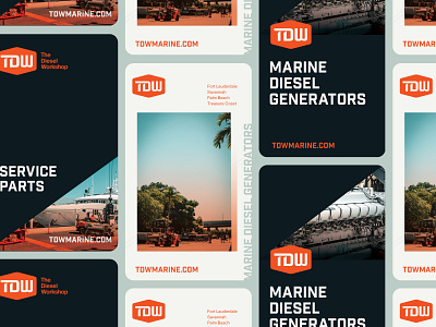 TDW Marine Branding badge brand design brand identity branding business branding design florida graphic design layout lettering logo logo design logo designer type typography yacht