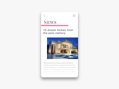 Daily UI Challenge #094 News app daily 100 daily 100 challenge daily challange daily ui dailyui day094 design mobile news ui