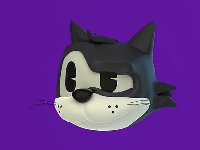 Max The SnowCat 3d blender cat character character design characters illustration snowboard