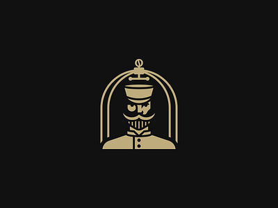 Porter Coffee Logo branding clean coffee geometric logo logo design luxurious man modern modern vintage porter portrait roastery simple vintage