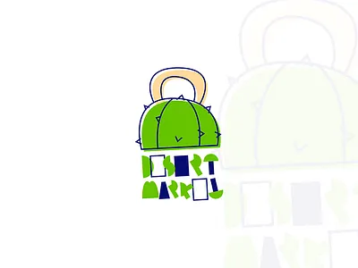 Desert Market • Logotype desert design illustration logo logotype market