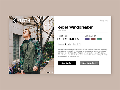 E-commerce Shop - Daily UI #012 adobexd clothing dailyui ecommerce fashion interaction design ui uidesign uiux uxdesign