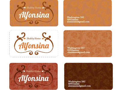 Alfonsina Shabby Store Samples 2 adobe illustrator branding design logo vector