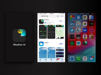 App Icon adobe xd app icon apple art dailyui dark theme design app hybrid app icons ios7 iosapps mobile app icon mobile ui native app ui design visual design visual effects weather app weather app icon weather icon