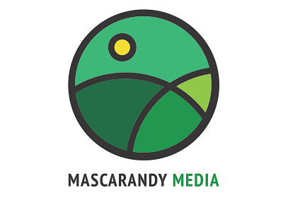 Mascarandy Media Logo books branding branding design design image logo mascarandy media musing news outdoors vector writing yorkshire