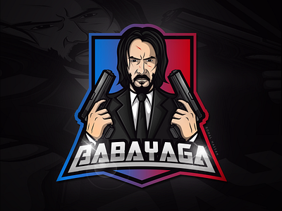 John Wick - Baba Yaga (The Boogeyman) abstract adobe illustrator adope animated animation artwork cartoon character comic comic art design design art digital art drawing geometric graphicdesign illustration logo typography vector