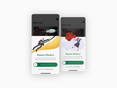 Fast Check-in bottom sheet mobile ui modals ui