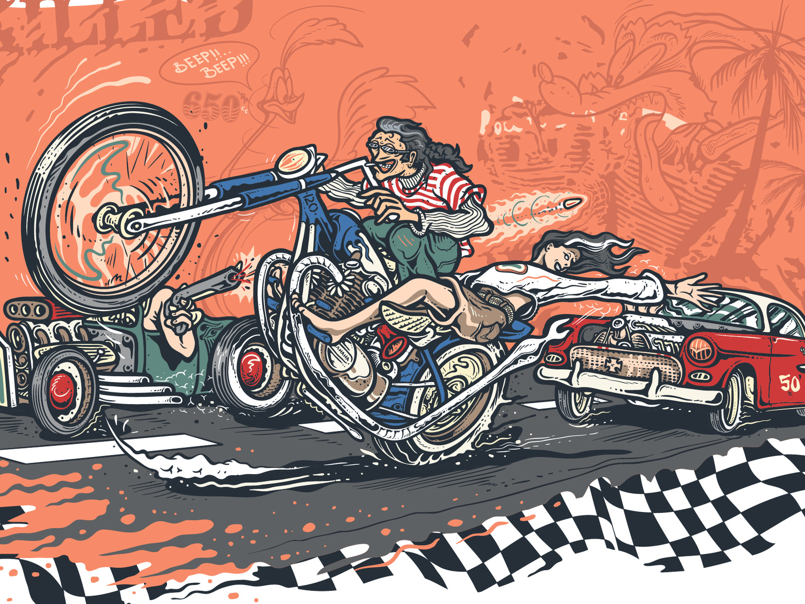 Kustom Kulture designs, themes, templates and downloadable graphic