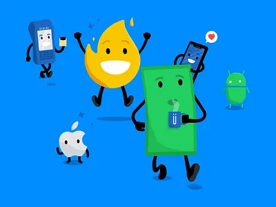 Squad cashback design illustration money squad