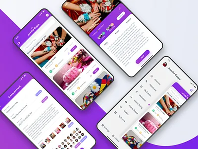 Event Management App app app ui event event management app party management app ui ux