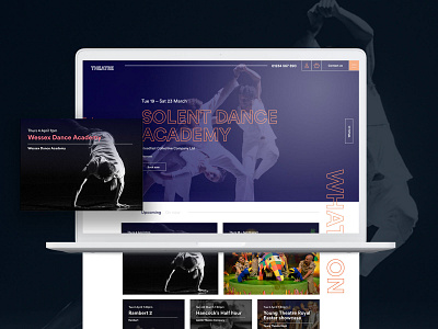 Theatre website concept app brand branding clean design flat graphic design ios lettering logo mobile theatre theatre website type typography ui ux web website xd design