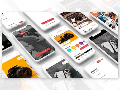 Shopping App adobe photoshop adobe xd adobexd iphonex mobile mobile app mobile app design mobile ui mobile ux photoshop prototype shop shop app shopping app ui ui ux uiux ux wireframe wireframing