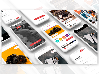 Shopping App adobe photoshop adobe xd adobexd iphonex mobile mobile app mobile app design mobile ui mobile ux photoshop prototype shop shop app shopping app ui ui ux uiux ux wireframe wireframing