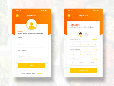 Sanasano Authentication app ui ux