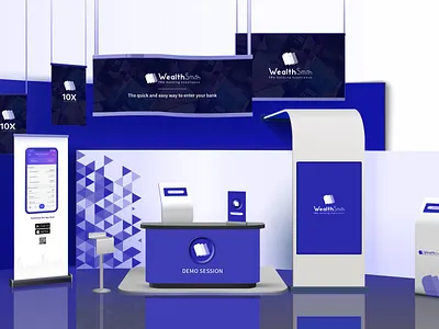 Bank Marketing mockup design banking app branding design digital banking illustration mockup design