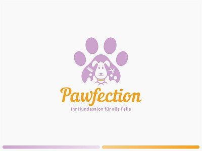 Pawfection animal animals logo clean dog logo clean logo dog dog logo dog salon dog salon logo dog simple doggyjobby dogs minimalist logo paws paws logo simple dog simple dog salon simple logo