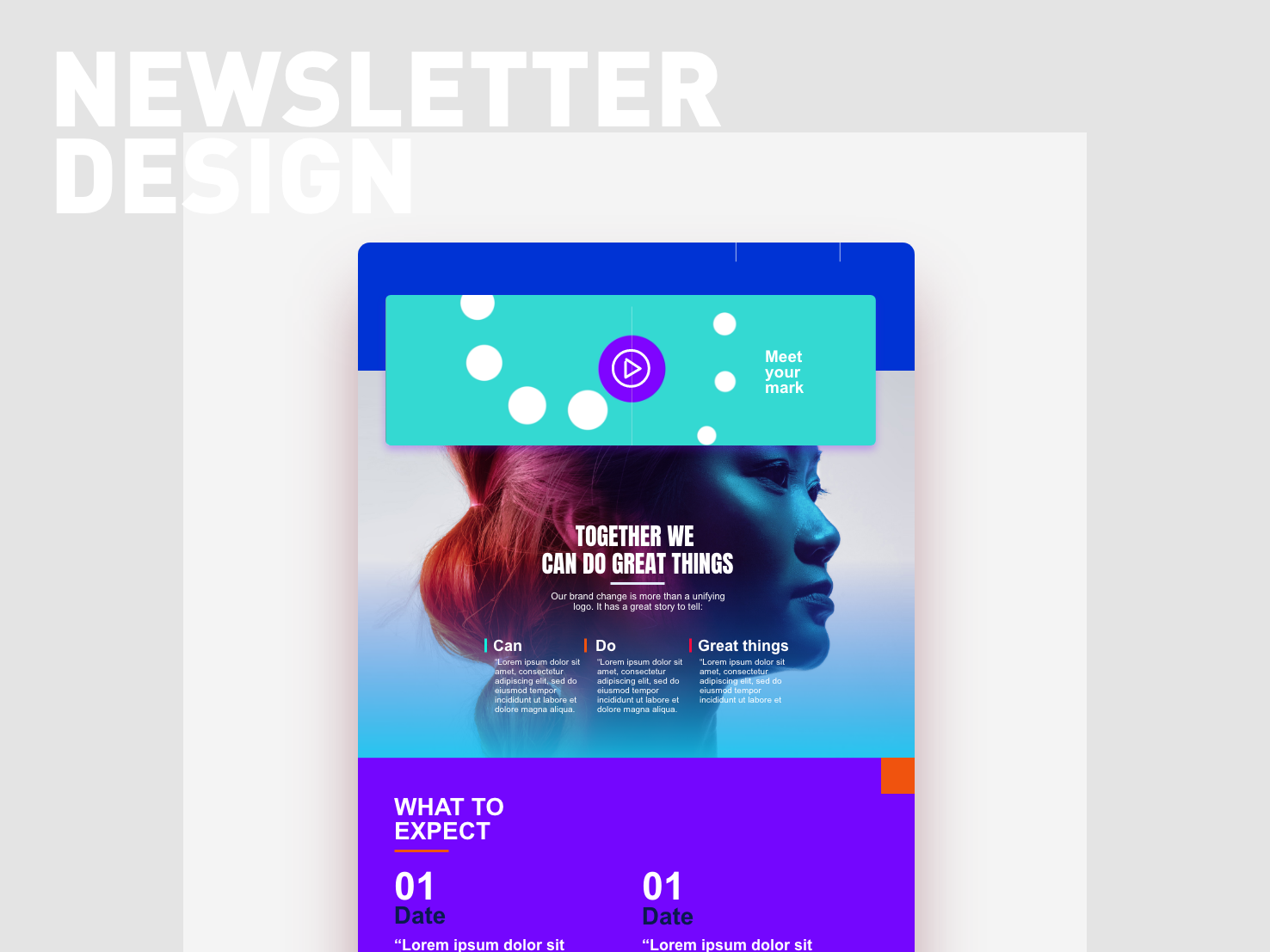 Example of NTT Brand Newsletter continued