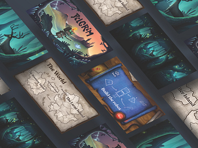 Pilgrim - Point and click mobile game UI adventure android app game ios macos mobile game point and click ui ux windows