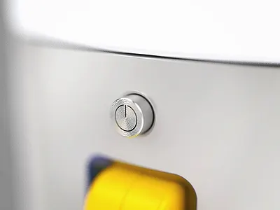 Button Render 3d 3d cad button keyshot render rendering