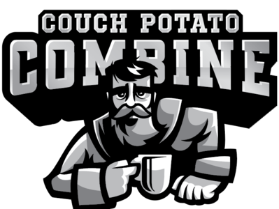 Couch Potato Combing character combine design football illustration logo sports