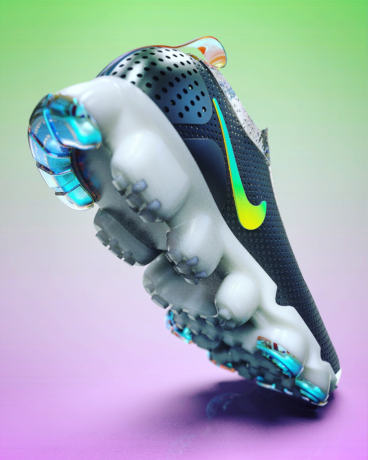 nike vapormax 3d model