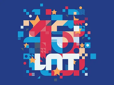 15 years of Poland in EU 15 years anniversary book chaotic composition cover design europe european union illustration letters magazine member mosaic number politic report royal union vector