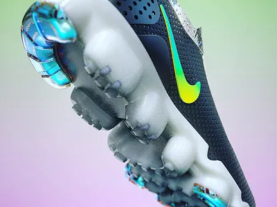 Nike Vapormax Render 3d render cad design footwear keyshot nike render rendering