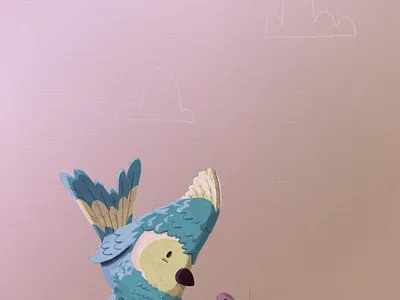 Bird animal bird character cute illustration