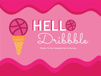 Hello dribbble! design hello hello dribbble icon ui vector