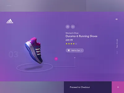 Adidas - Product page Concept adidas cart product design shoe ui ux web