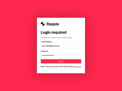 Login Form design icon logo minimal typography ui ux web