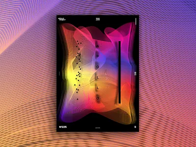 Transfusion Poster #225 colorful graphic illustrator photoshop space vibration