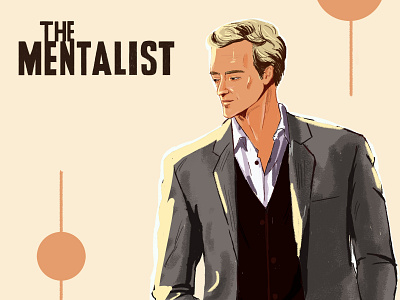 The Mentalist art character digitalpainting fanart illustration