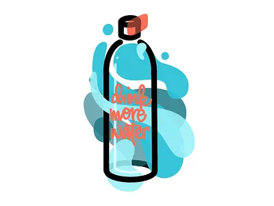 PSA, drink more water bottle cap water water bottle