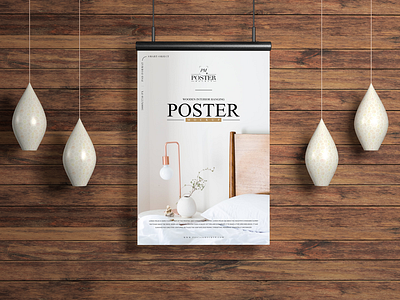 Wooden Interior Hanging Poster Mockup Free branding download font frame free free mockup freebie identity logo mock up mockup mockup free mockup psd mockups poster mockup poster mockup free print psd stationery template