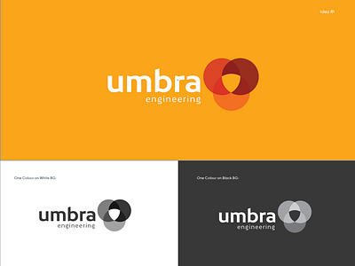 Umbra Engineering Idea branding illustration illustration. logo logo design print and pattern