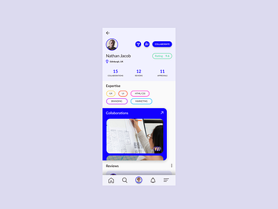 daily ui 006 user profile app design dailyui dailyui006 ios profile ui user profile ux