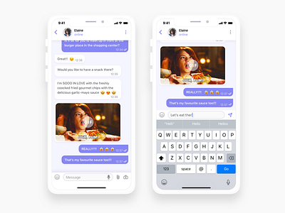 Direct Message - Ume app app design challenge chat dailyui dailyuichallenge design direct message ios mobile sketch ui ux