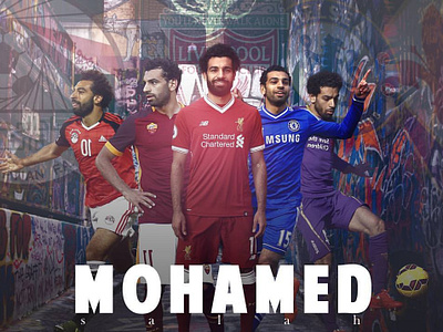 Mohamed Salah cover cover artwork cover design covers creative design edit egypt egyptian england graphic graphicdesign liverpool liverpool fc manipulation mohamed photoshop poster poster art salah