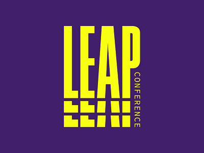 Leap Conference branding design logo typography