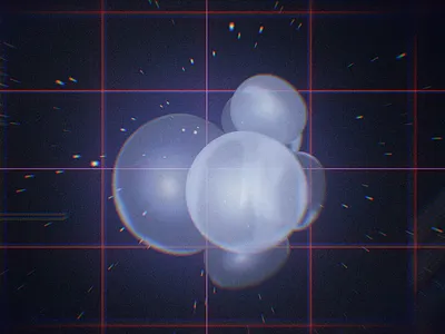 Plastic 3d broadcast bubbles c4d grid model plastic space texture tv